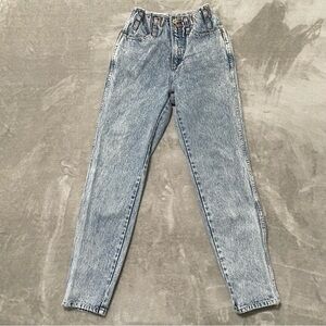 Vintage Jordache High Waisted Acid Wash Jeans Size 7/8 100% Cotton